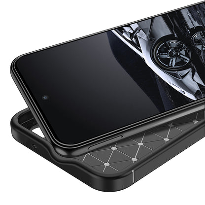 Case for Samsung Galaxy S23 S911, Techsuit, CarbonFiber, Black