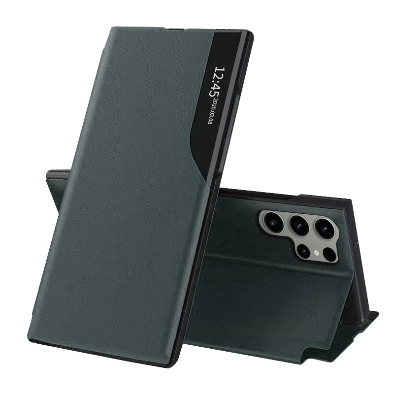 Coque pour Samsung Galaxy S23 Ultra S918, Techsuit, eFold, Vert