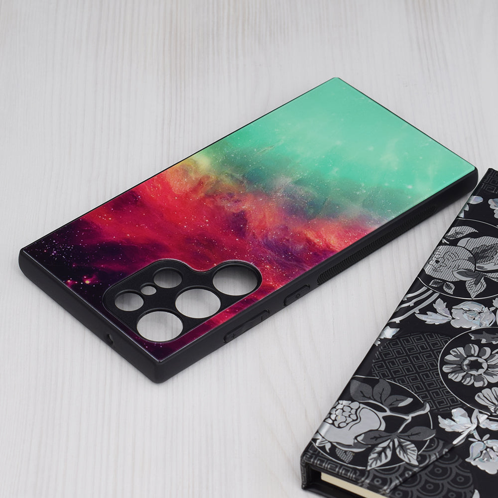 Étui pour Samsung Galaxy S23 Ultra S918, Techsuit, Glaze, Turquoise