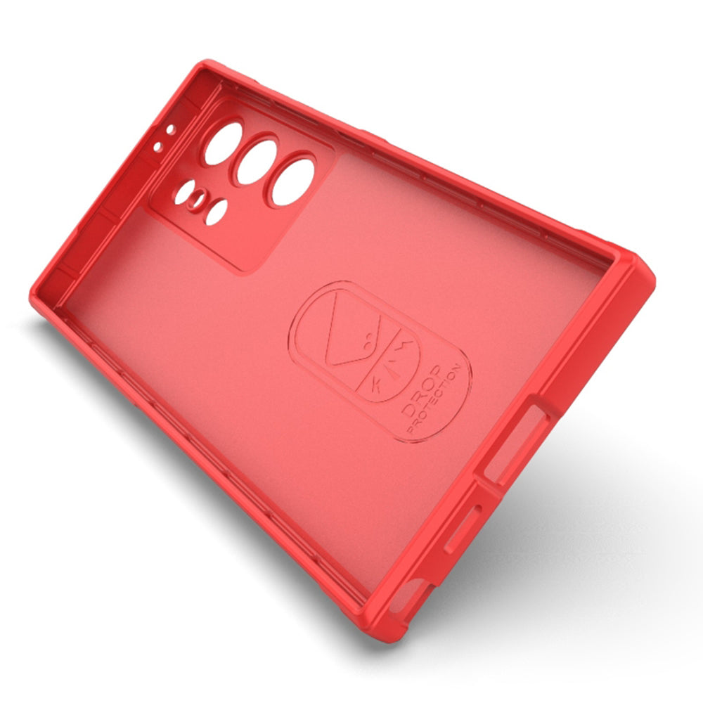 Coque pour Samsung Galaxy S23 Ultra S918, Techsuit, Magic Shield, Rouge
