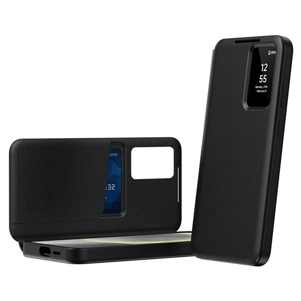 Case for Samsung Galaxy S23 Ultra S918, Techsuit, SmartView, Black