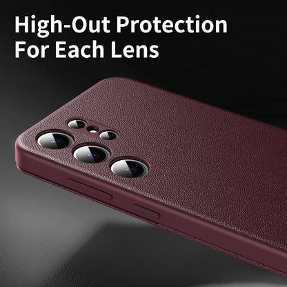 Coque pour Samsung Galaxy S23 Ultra S918, Techsuit, SmartView, Rouge