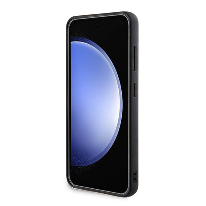 Hülle für Samsung Galaxy S24+ S926, Guess, Rhinestone Triangle Logo, Schwarz