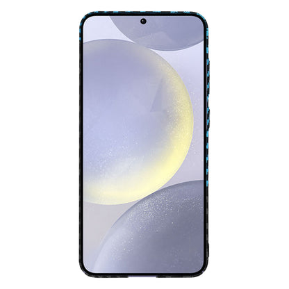 Coque pour Samsung Galaxy S24+ S926, Techsuit, Carbonite FiberShell, Noir Bleu