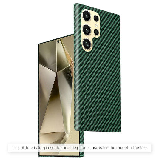 Coque pour Samsung Galaxy S24+ S926, Techsuit, Carbonite FiberShell, Vert