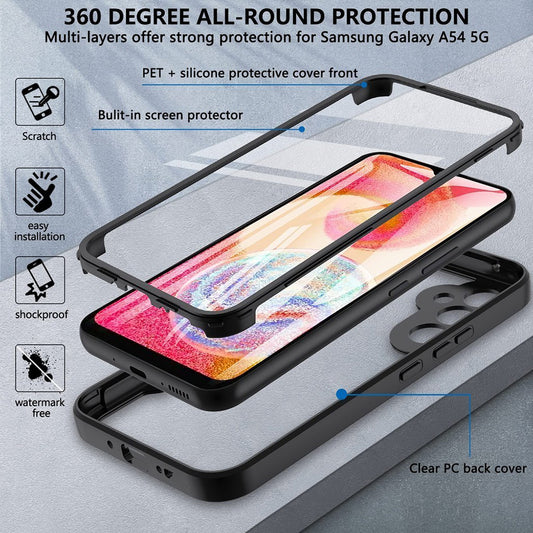Coque pour Samsung Galaxy S24+ S926, Techsuit, ColorVerse 360, Bleue