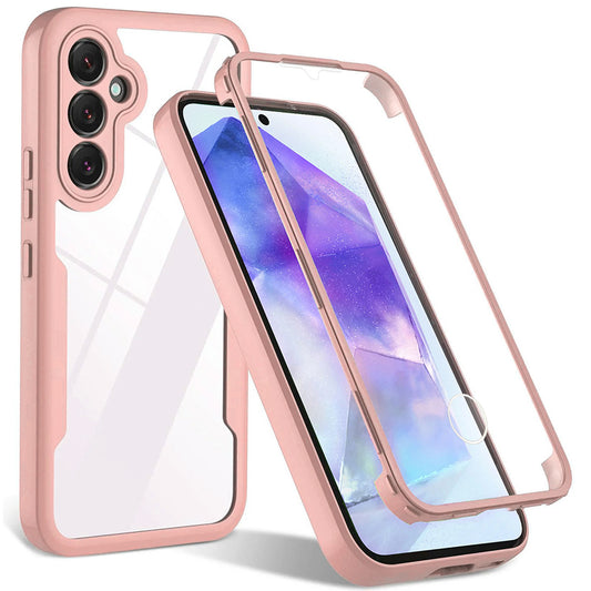 Coque pour Samsung Galaxy S24+ S926, Techsuit, ColorVerse 360, Rose