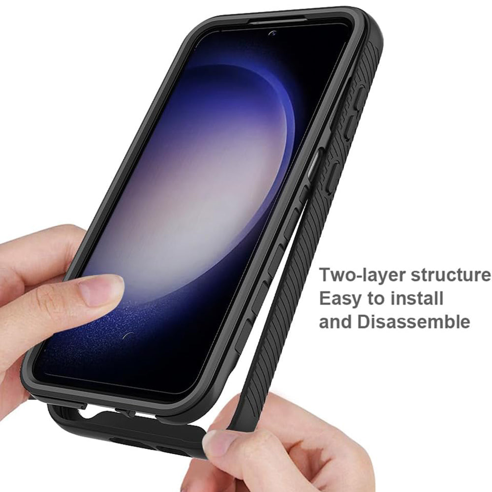 Hülle für Samsung Galaxy S24+ S926, Techsuit, Defense360 Pro, Schwarz