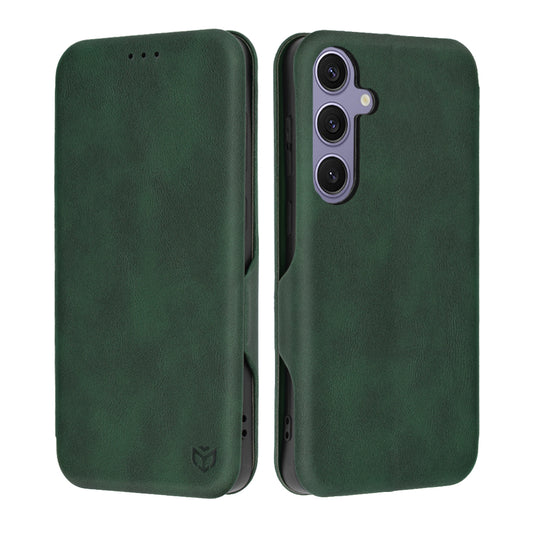 Coque pour Samsung Galaxy S24+ S926, Techsuit, Safe Wallet Plus, Vert