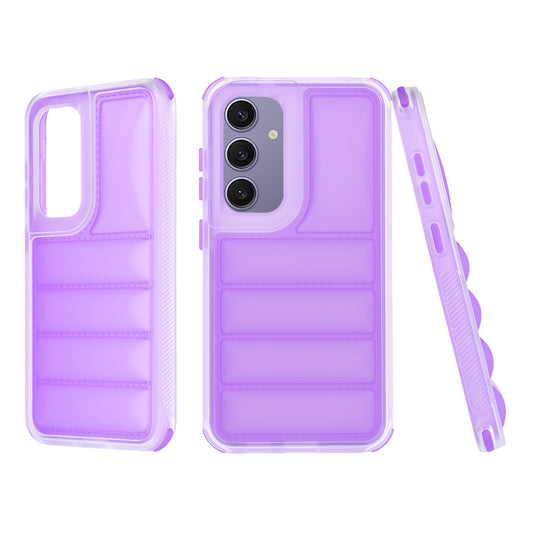 Coque pour Samsung Galaxy S24+ S926, Techsuit, Wave Shield, Violet