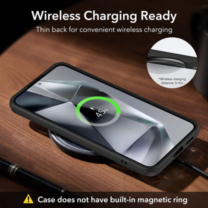 Hülle für Samsung Galaxy S24 S921, ESR, Air Shield Boost Kickstand, Schwarz