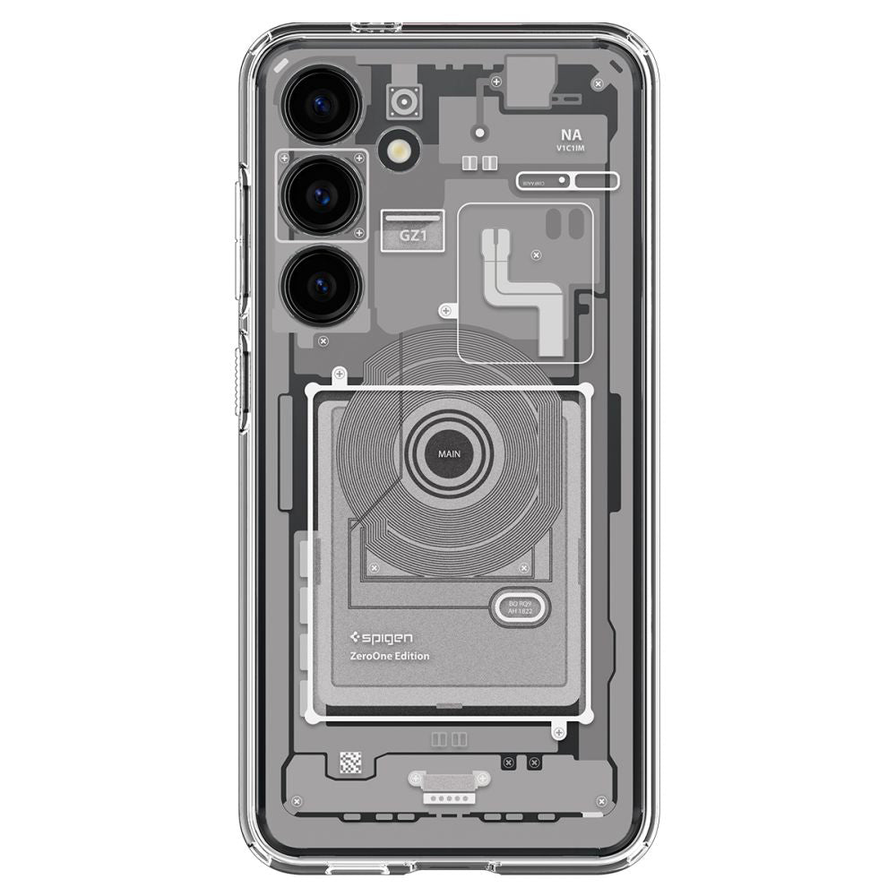 Étui pour Samsung Galaxy S24 S921, Spigen, Ultra Hybrid Zero One, Blanc