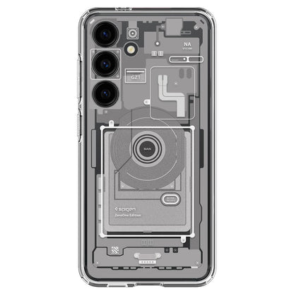 Étui pour Samsung Galaxy S24 S921, Spigen, Ultra Hybrid Zero One, Blanc