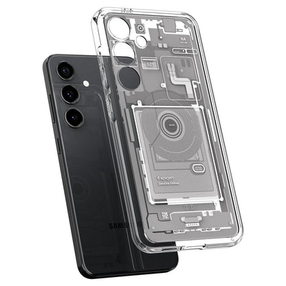 Étui pour Samsung Galaxy S24 S921, Spigen, Ultra Hybrid Zero One, Blanc