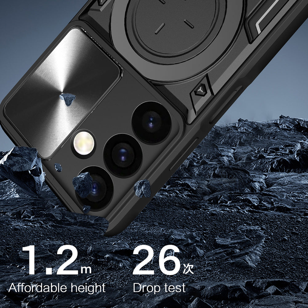 Hülle für Samsung Galaxy S24 S921, Techsuit, CamGuard Pro, Blau