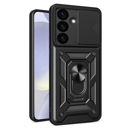 Coque pour Samsung Galaxy S24 S921, Techsuit, CamShield, Noire