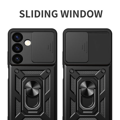 Coque pour Samsung Galaxy S24 S921, Techsuit, CamShield, Noire