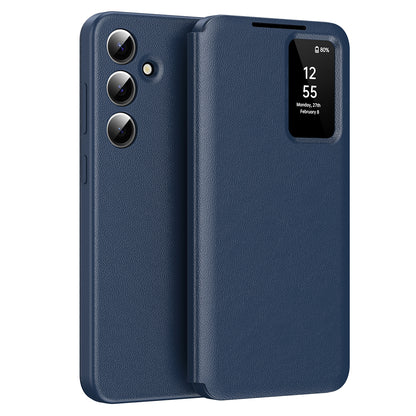 Case for Samsung Galaxy S24 S921, Techsuit, SmartView, Blue