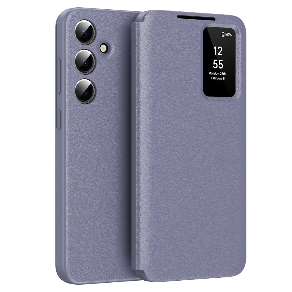 Coque pour Samsung Galaxy S24 S921, Techsuit, SmartView, Violet