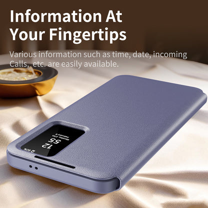 Coque pour Samsung Galaxy S24 S921, Techsuit, SmartView, Violet