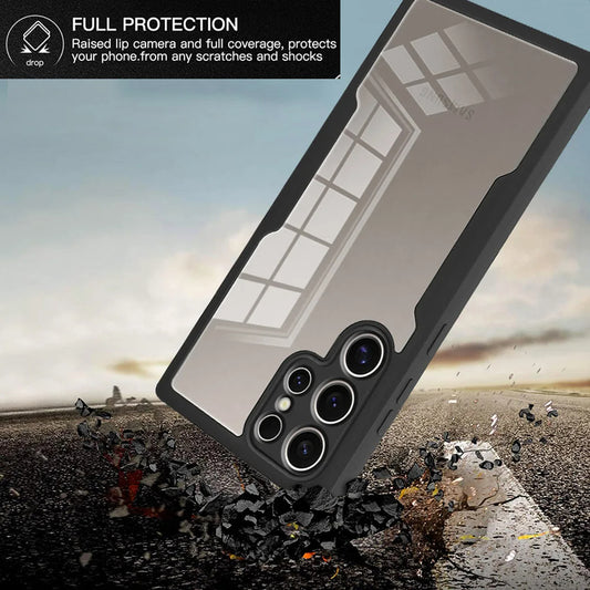 Coque pour Samsung Galaxy S24 Ultra S928, Techsuit, ColorVerse 360, Noire