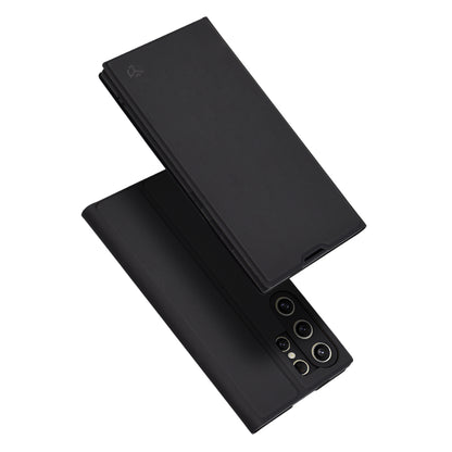 Coque pour Samsung Galaxy S24 Ultra S928, Techsuit, Magskin Book, Noire