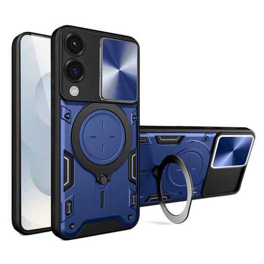 Hülle für Samsung Galaxy S25 Edge S937, Techsuit, CamGuard Pro, Blau