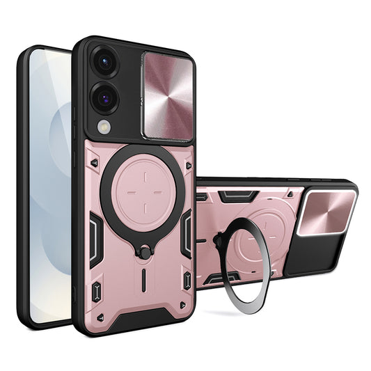 Hülle für Samsung Galaxy S25 Edge S937, Techsuit, CamGuard Pro, Roségold