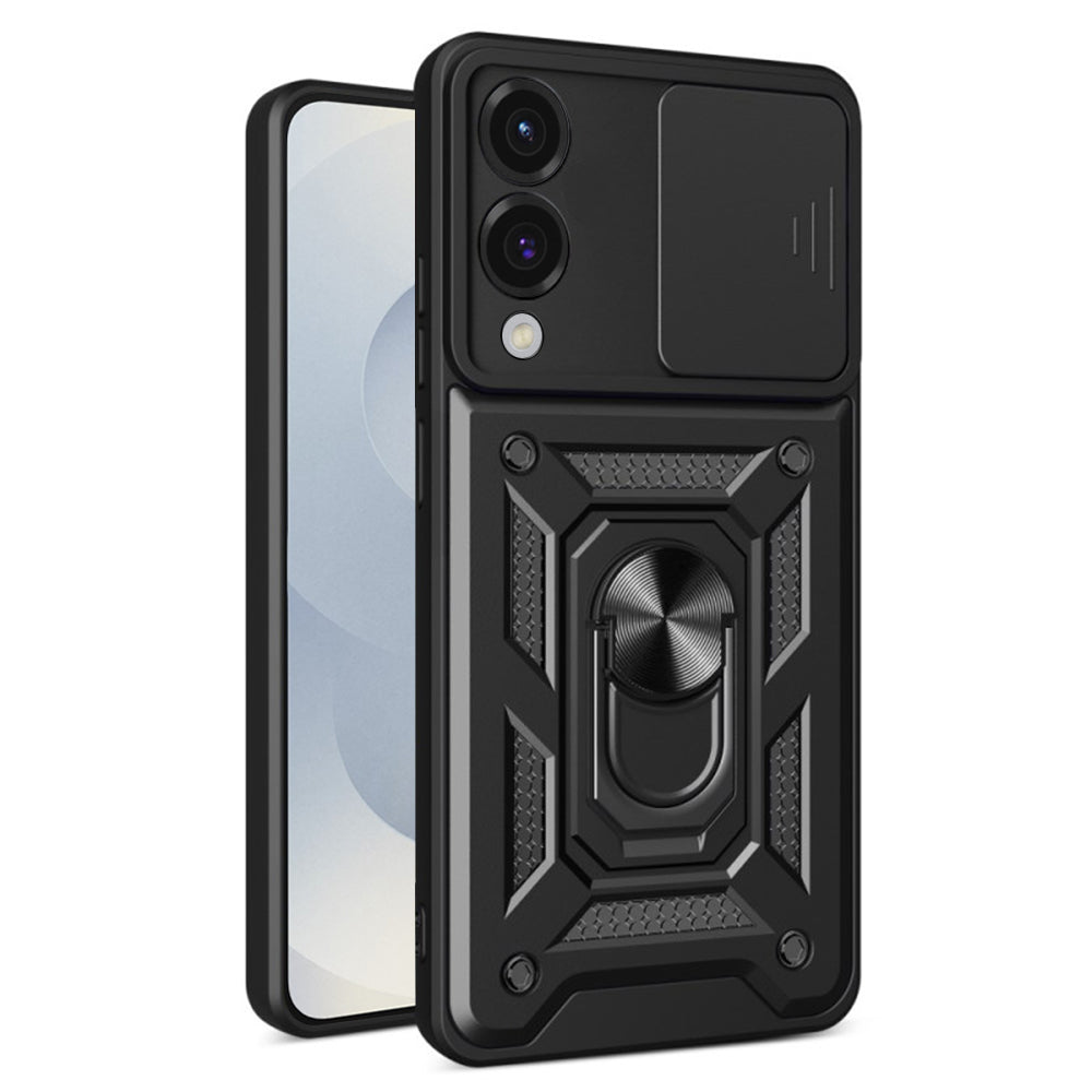 Coque pour Samsung Galaxy S25 Edge S937, Techsuit, CamShield, Noire