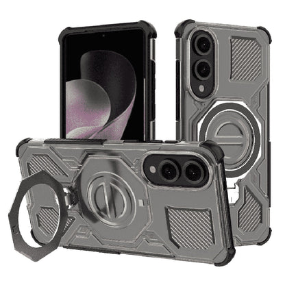 Coque pour Samsung Galaxy S25 Edge S937, Techsuit, Carbon Shield Pro, Fumé