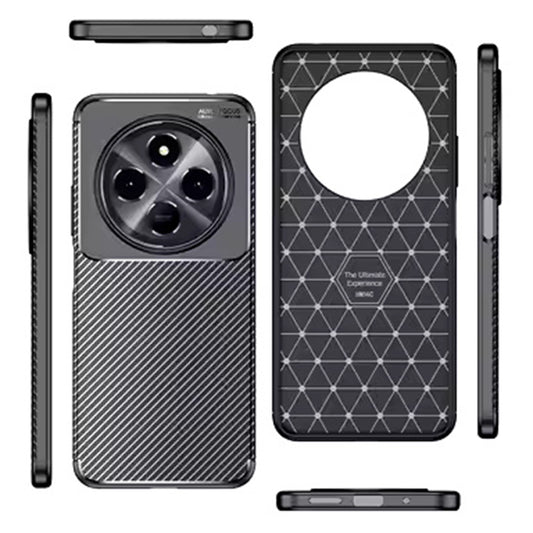 Hülle für Samsung Galaxy S25 Edge S937, Techsuit, CarbonFiber, Schwarz