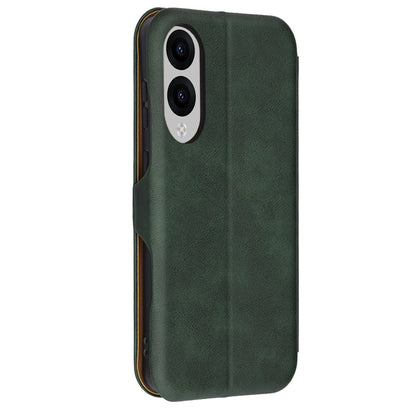 Hülle für Samsung Galaxy S25 Edge S937, Techsuit, Safe Wallet Plus, Grün