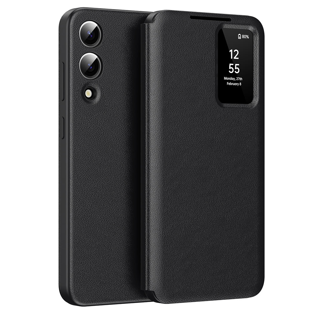 Coque pour Samsung Galaxy S25 Edge S937, Techsuit, SmartView, Noire