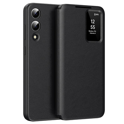 Coque pour Samsung Galaxy S25 Edge S937, Techsuit, SmartView, Noire