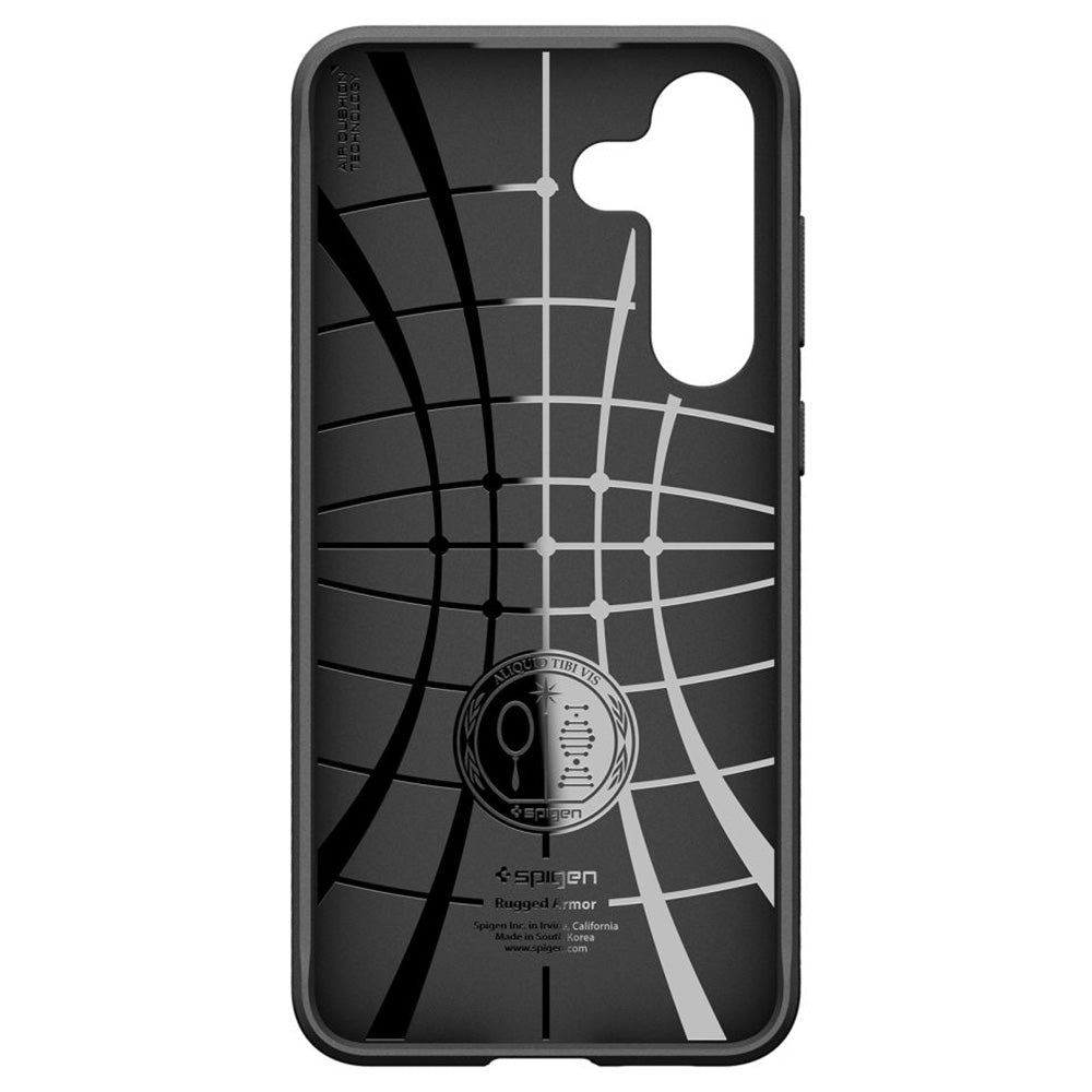 Hülle für Samsung Galaxy S25 FE, Spigen, Rugged Armor, Mattschwarz ACS10025