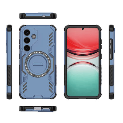 MagSafe Case for Samsung Galaxy S25 FE, Techsuit, ArmorMag, Blue