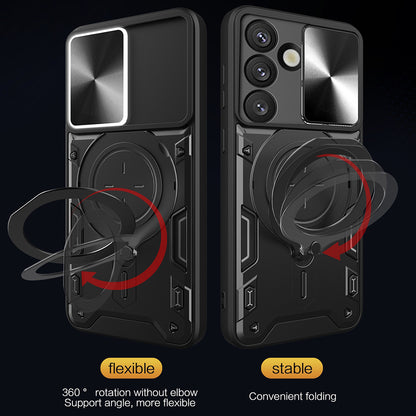 Étui pour Samsung Galaxy S25 FE, Techsuit, CamGuard Pro, Bleu