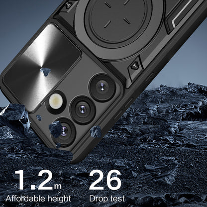 Étui pour Samsung Galaxy S25 FE, Techsuit, CamGuard Pro, Bleu