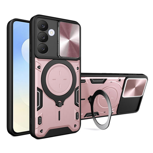 Étui pour Samsung Galaxy S25 FE, Techsuit, CamGuard Pro, Rose