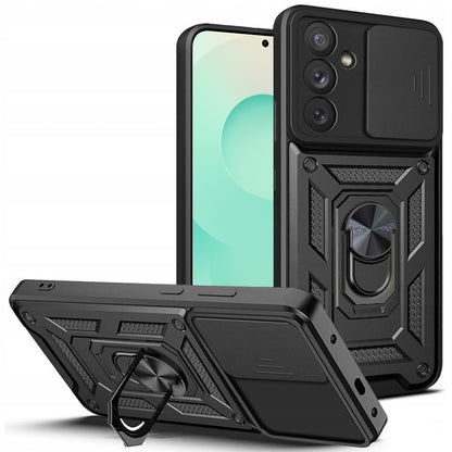 Hülle für Samsung Galaxy S25 FE, Techsuit, CamShield, Schwarz