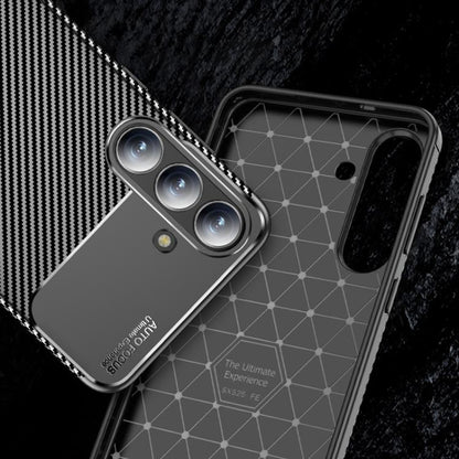 Hülle für Samsung Galaxy S25 FE, Techsuit, CarbonFiber, Schwarz