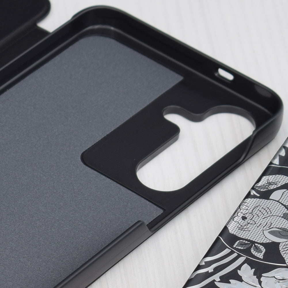 Coque pour Samsung Galaxy S25 FE, Techsuit, eFold, Noire