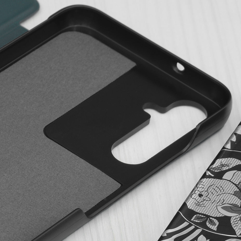 Étui pour Samsung Galaxy S25 FE, Techsuit, eFold, Vert Foncé