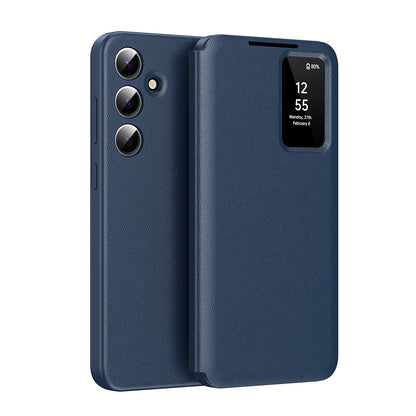 Coque pour Samsung Galaxy S25 FE, Techsuit, SmartView, Bleue