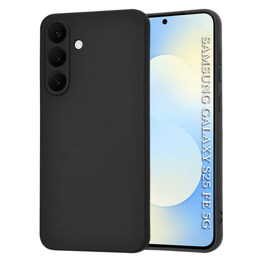 Hülle für Samsung Galaxy S25 FE, Techsuit, SoftFlex, Schwarz