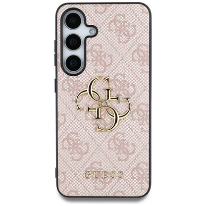 Étui pour Samsung Galaxy S25+ S936, Guess, 4G Big Logo, Rose.