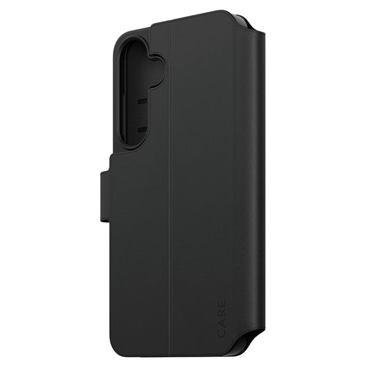 Hülle für Samsung Galaxy S25+ S936, PanzerGlass, Care Feature Kickstand Wallet, Schwarz