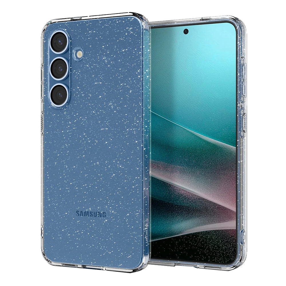 Hülle für Samsung Galaxy S25+ S936, Spigen, Liquid Crystal Glitter, Transparent