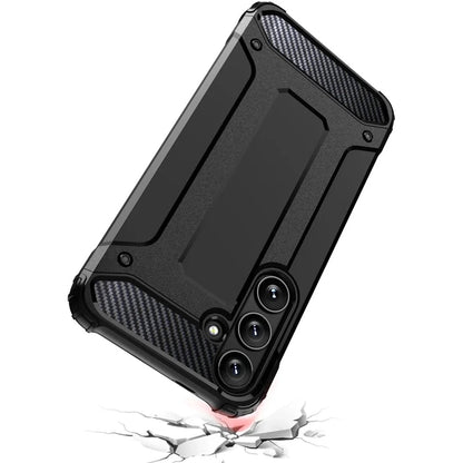 Hülle für Samsung Galaxy S25+ S936, Techsuit, Hybrid Armor, Schwarz