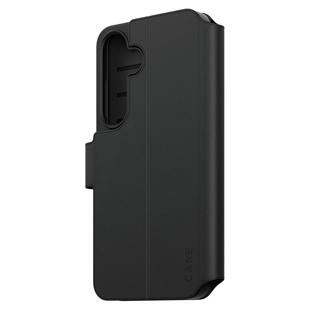 Étui pour Samsung Galaxy S25 S931, PanzerGlass, avec fonction support et portefeuille, Noir